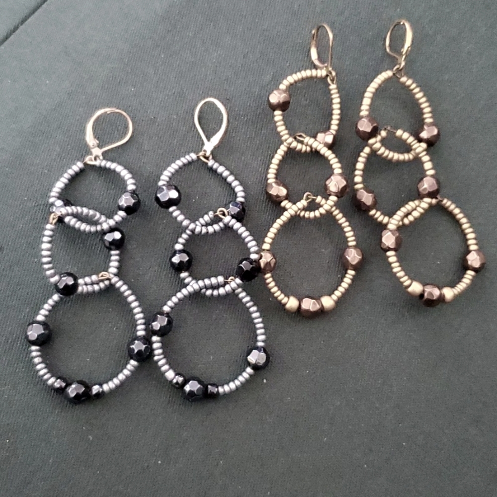 Hand made Beaded Earings